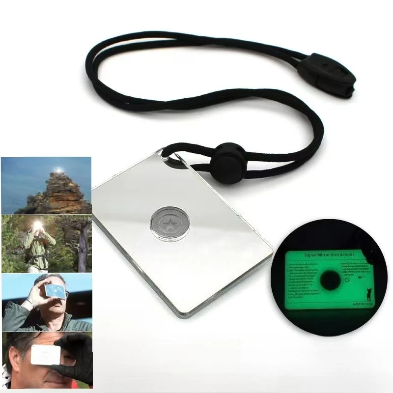 Rectangular Emergency Mirror M - Signal Mirror Rescue บทวิจารณ์และราคา