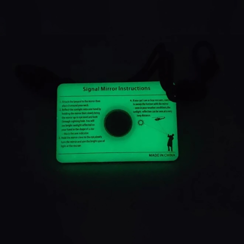 Rectangular Emergency Mirror M - Signal Mirror Rescue บทวิจารณ์และราคา