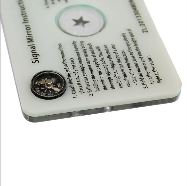 Outdoor Survival Emergency Res - Signal Mirror Rescue บทวิจารณ์และราคา