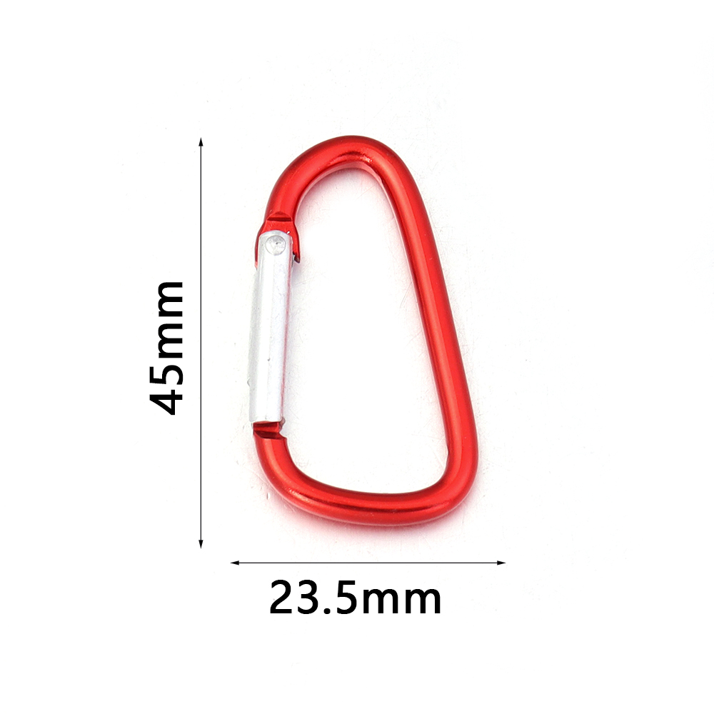 10pcs/lot Aluminum Alloy Snap  - Carabiner Locking D บทวิจารณ์และราคา