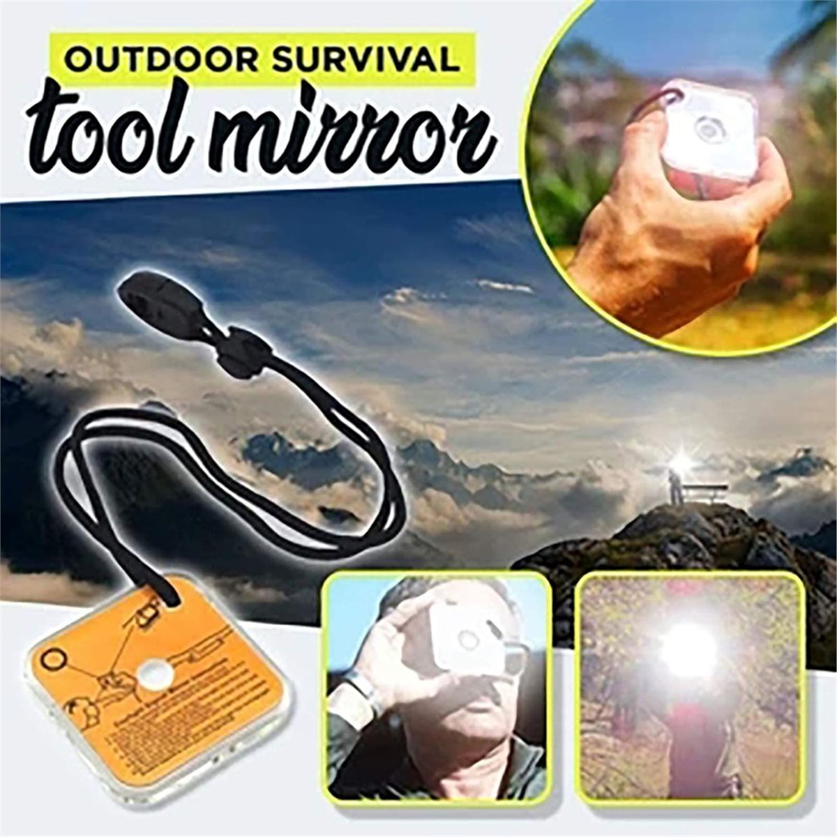 2026 New 5pcs Emergency Surviv - Signal Mirror Rescue บทวิจารณ์และราคา