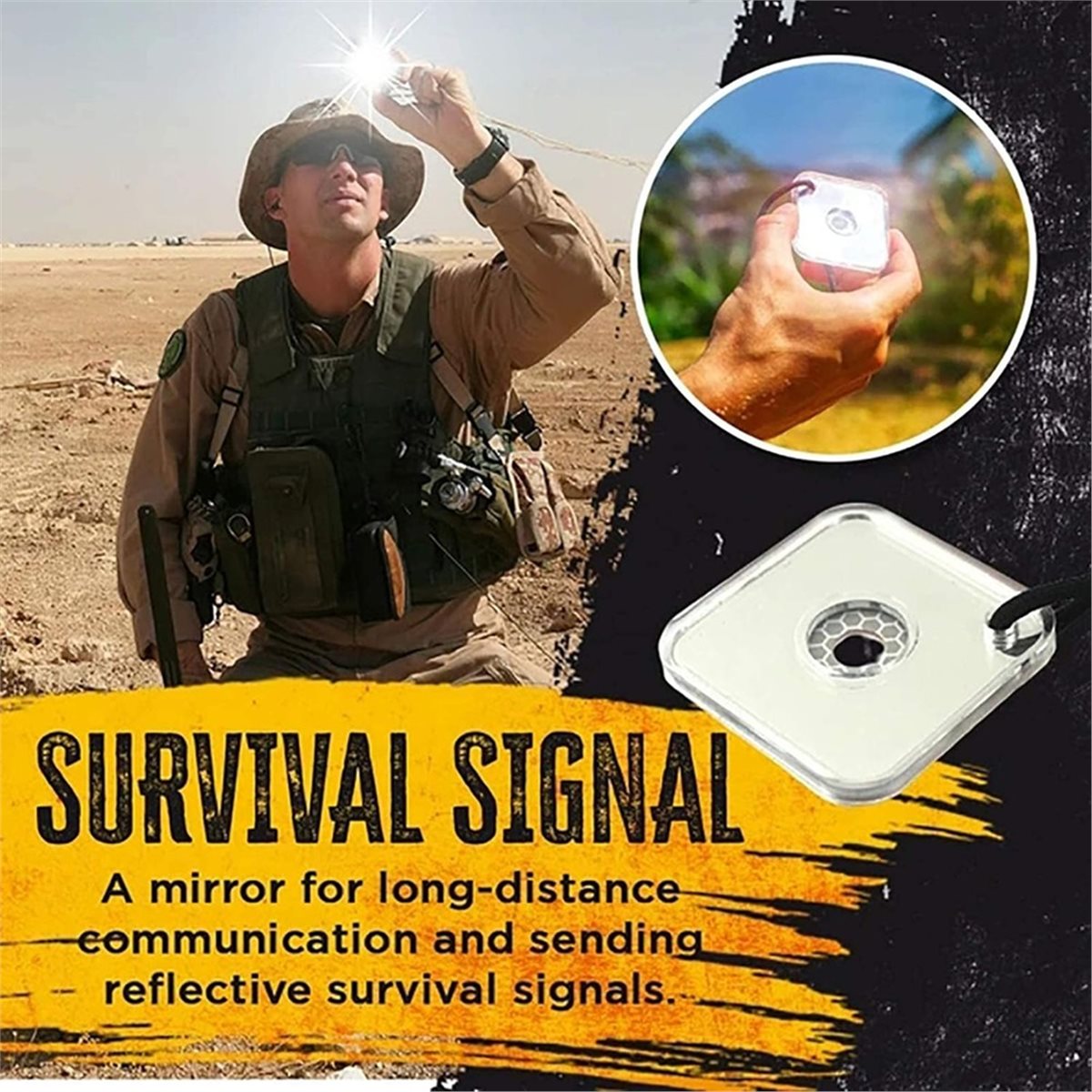 2026 New 5pcs Emergency Surviv - Signal Mirror Rescue บทวิจารณ์และราคา