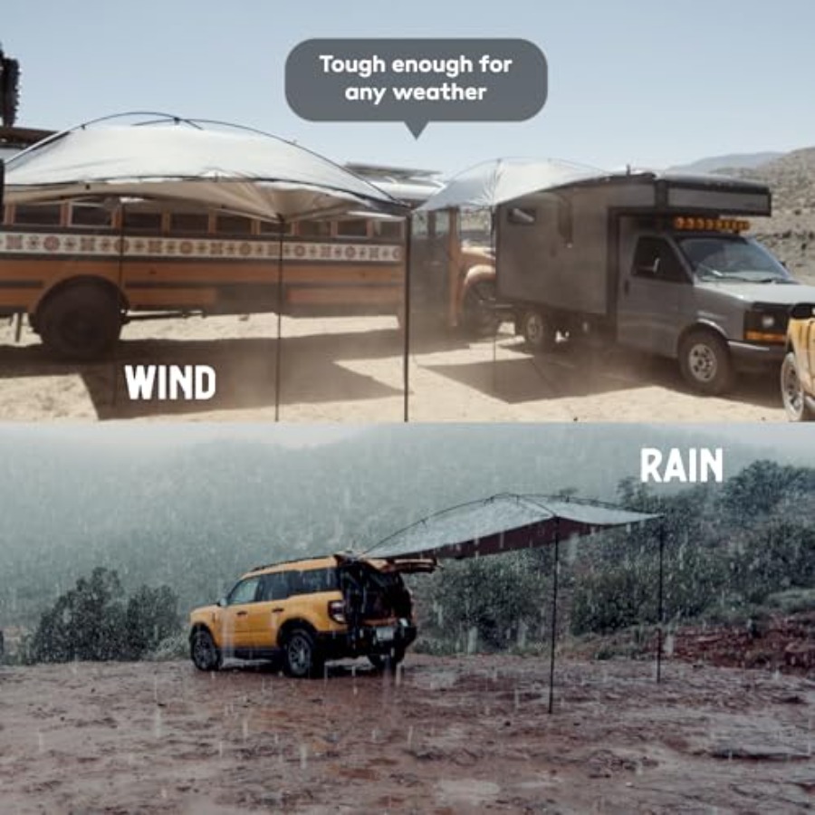 Portable Vehicle Awning for Tr - Outdoor Adventure Vans บทวิจารณ์และราคา