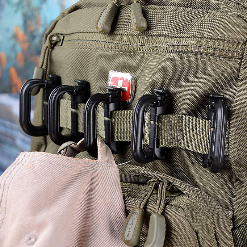 5PCS Grimloc Molle Carabiner D - Carabiner Locking D บทวิจารณ์และราคา