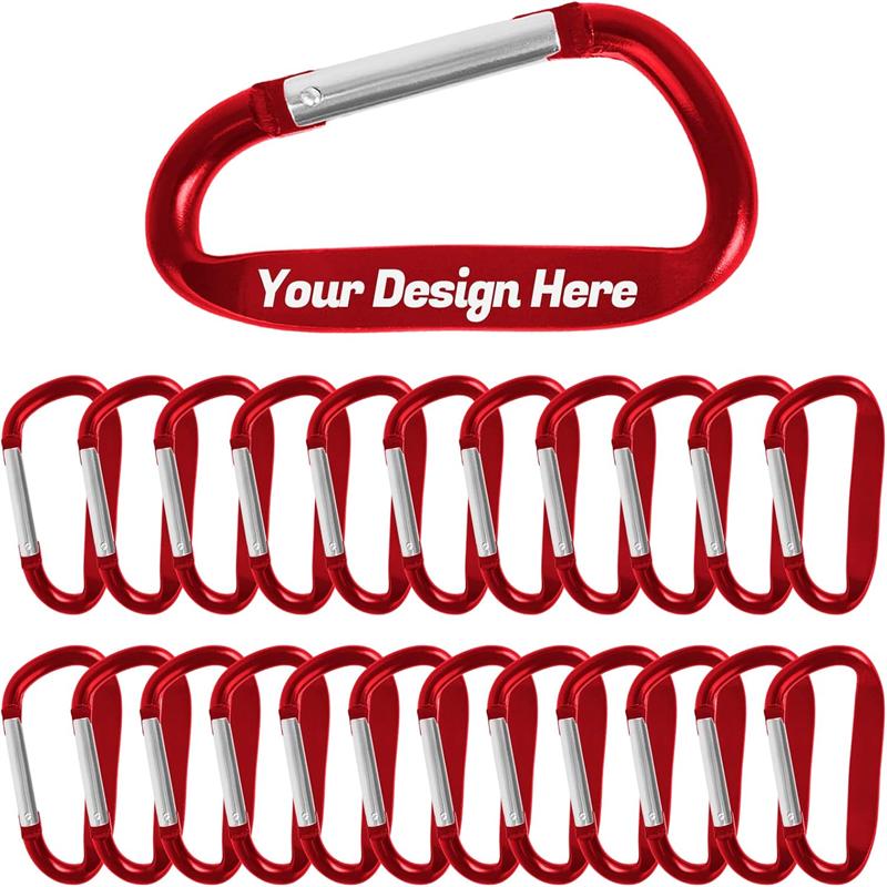 Custom Multi-Color 3D Logo D-R - Carabiner Locking D บทวิจารณ์และราคา