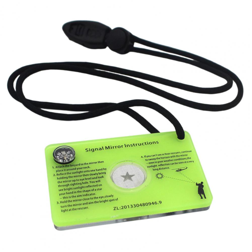 Signal Mirror with Compass Whi - Signal Mirror Rescue บทวิจารณ์และราคา