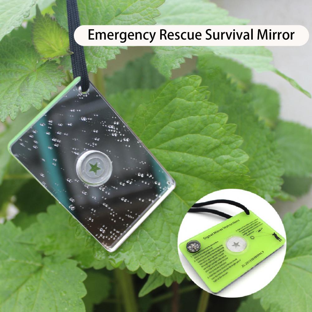 Signal Mirror with Compass Whi - Signal Mirror Rescue บทวิจารณ์และราคา