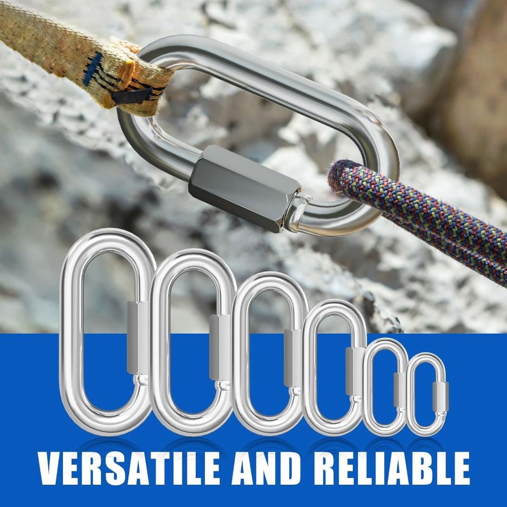 New 304 Stainless Steel Quick  - Carabiner Locking D บทวิจารณ์และราคา