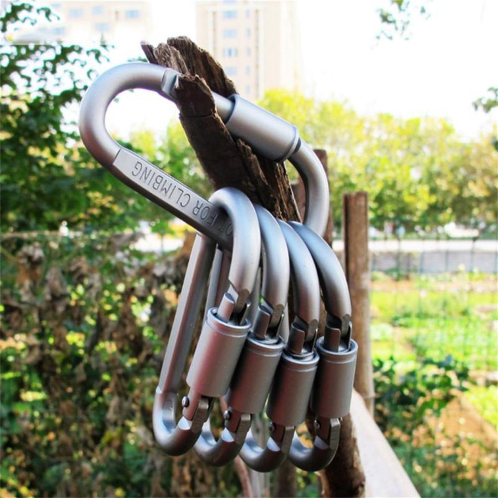 1 Pcs D Shaped Locking Carabin - Carabiner Locking D บทวิจารณ์และราคา
