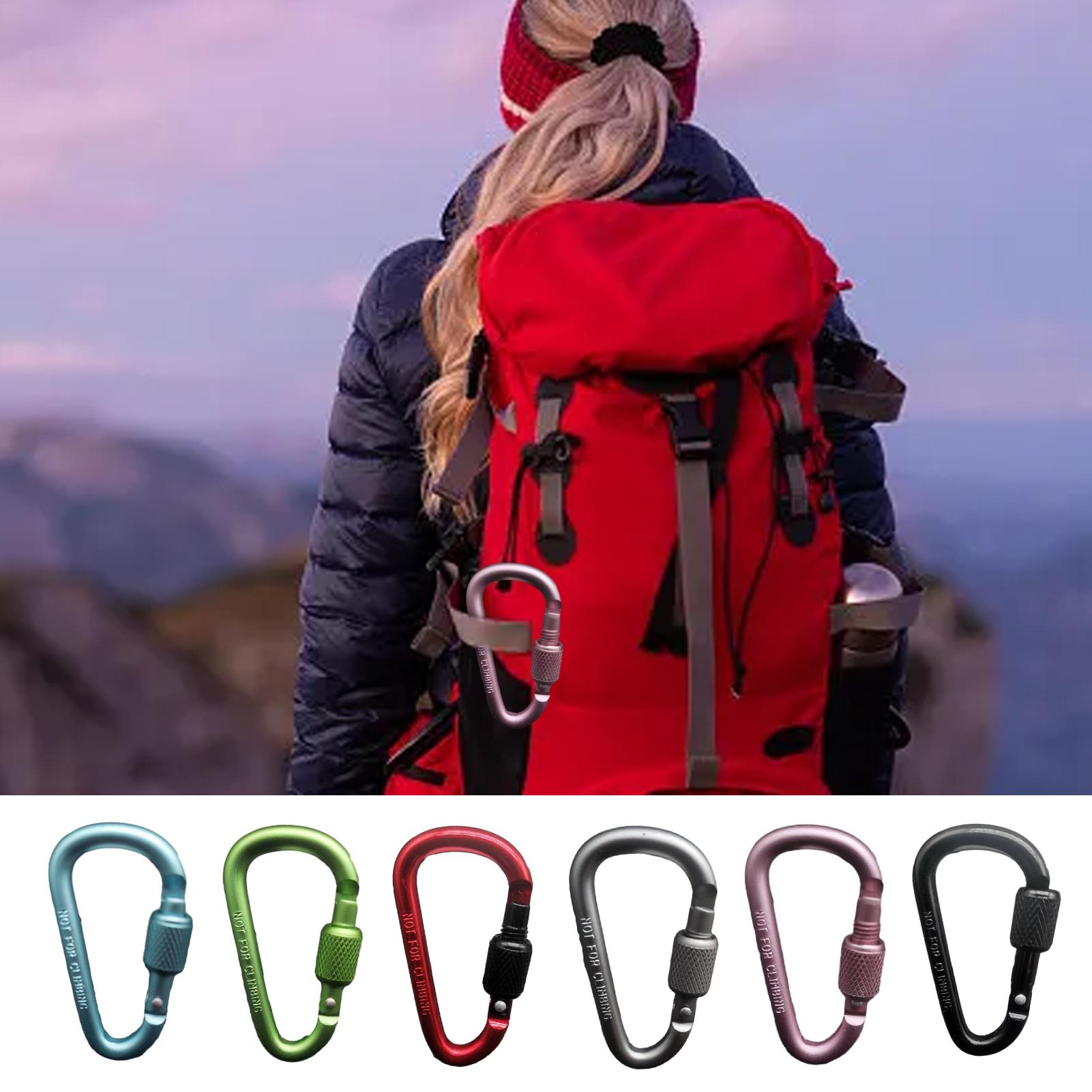 Outdoor Aluminum D Shape Locki - Carabiner Locking D บทวิจารณ์และราคา