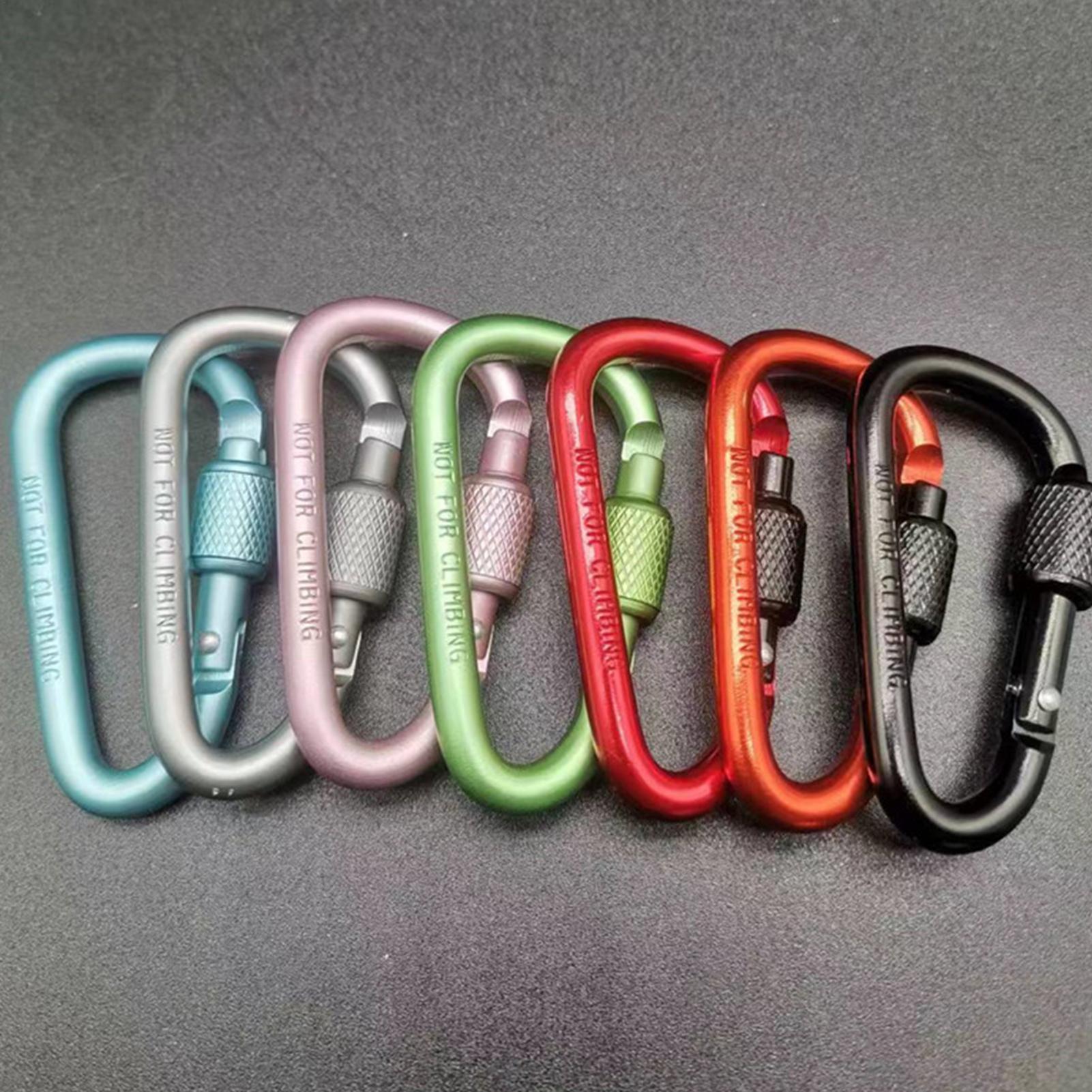 Outdoor Aluminum D Shape Locki - Carabiner Locking D บทวิจารณ์และราคา