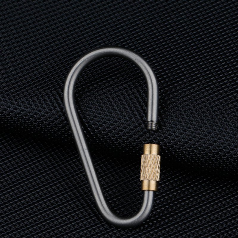 Titanium Alloy Carabiner with  - Carabiner Locking D บทวิจารณ์และราคา