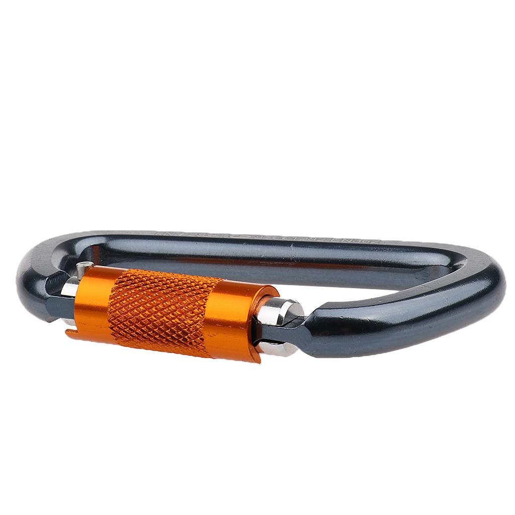 Metal Carabiner Outdoor Hiking - Carabiner Locking D บทวิจารณ์และราคา