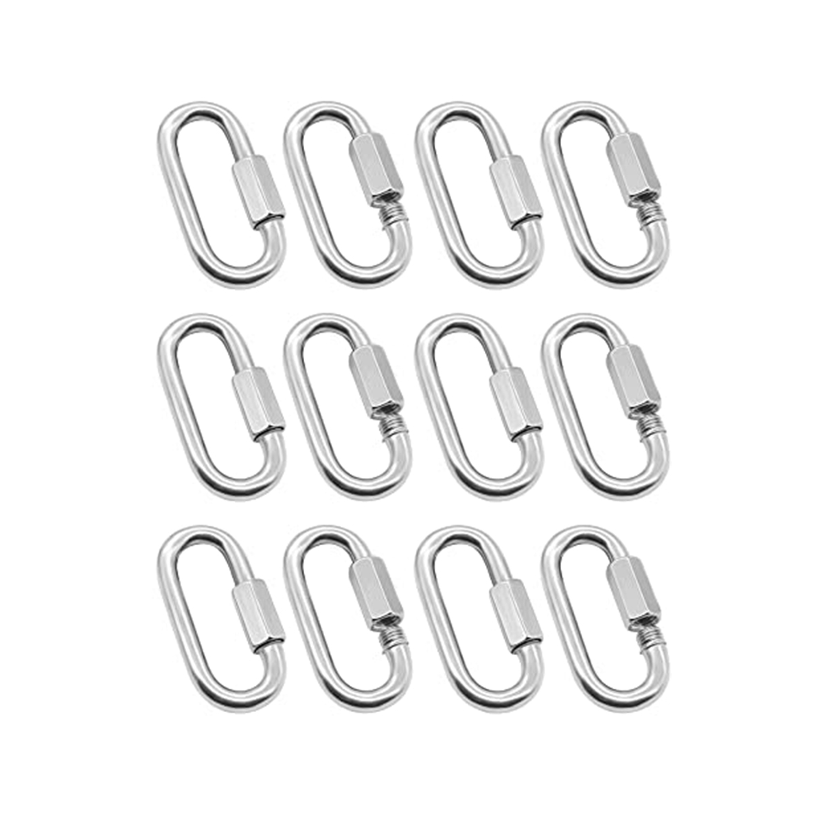 12 Pack Quick Link 5/32 Inch H - Carabiner Locking D บทวิจารณ์และราคา