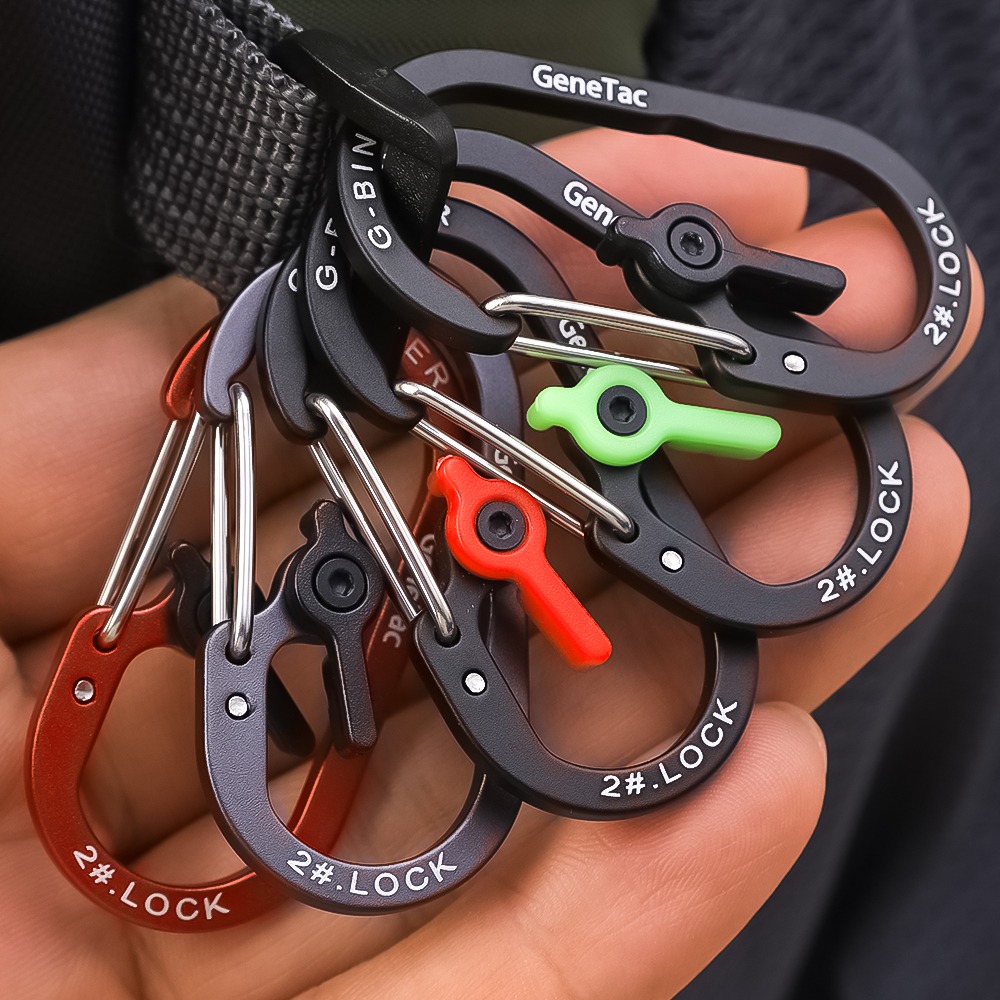 Aluminum Locking Carabiner Cli - Carabiner Locking D บทวิจารณ์และราคา