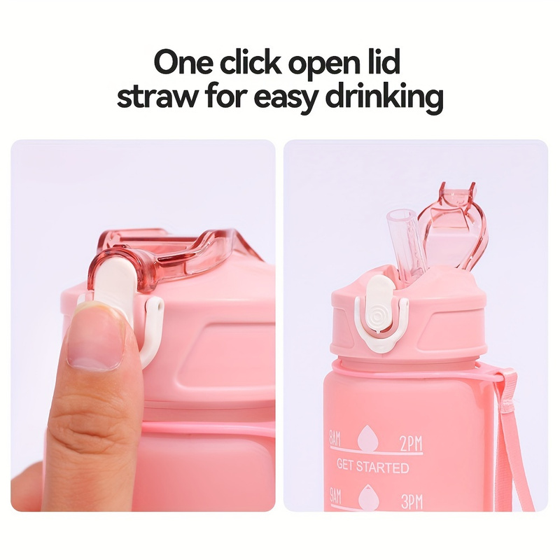 Sports Water Bottle with Time- - Outdoor Adventure And Sports บทวิจารณ์และราคา