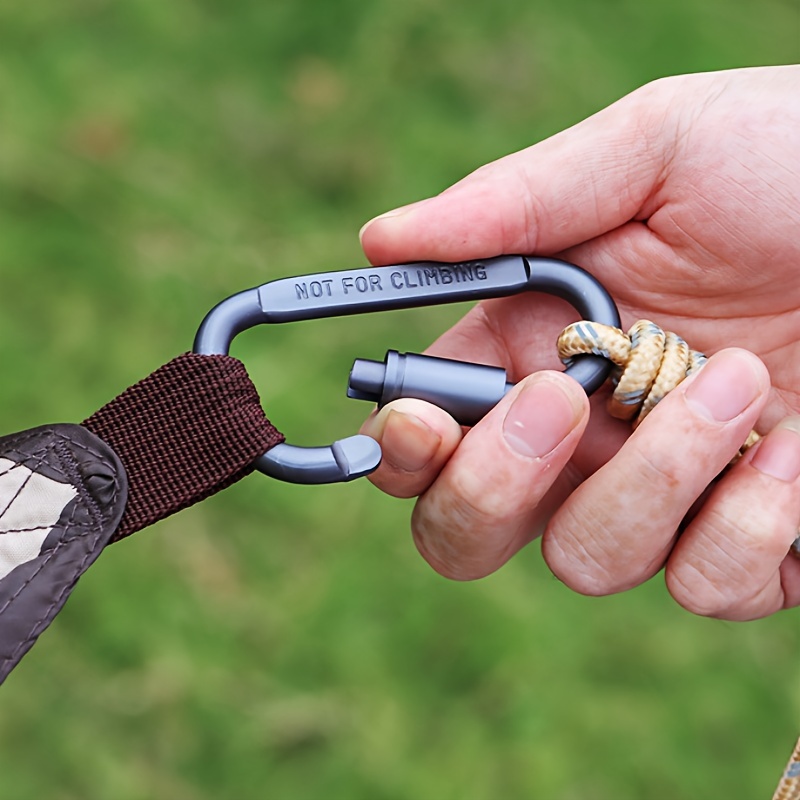 1/4pcs Aluminum Alloy Carabine - Carabiner Locking D บทวิจารณ์และราคา