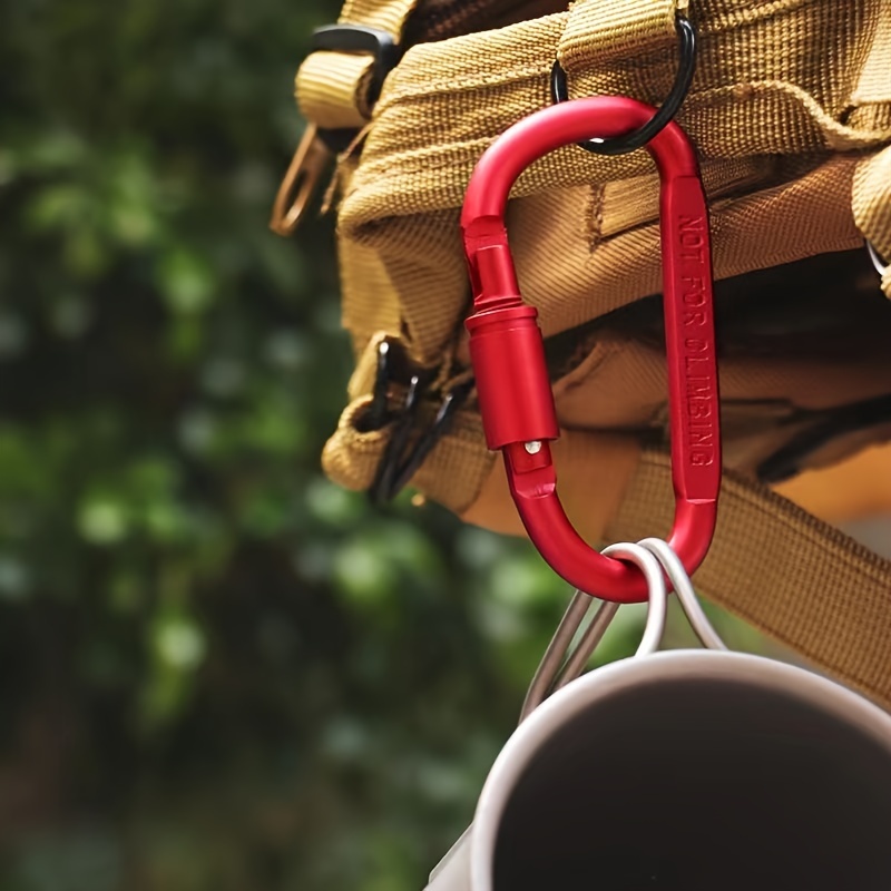 1/4pcs Aluminum Alloy Carabine - Carabiner Locking D บทวิจารณ์และราคา