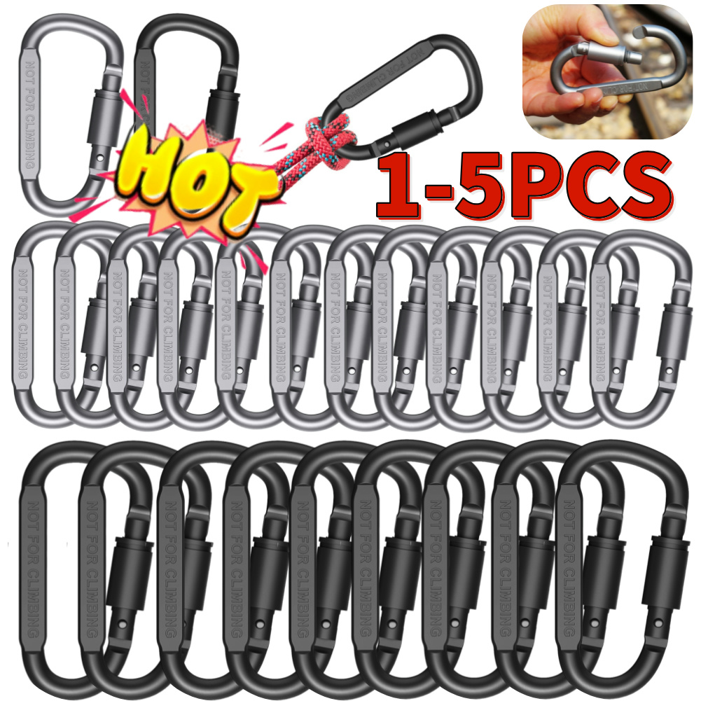 D-ring Locking Carabiner Clip  - Carabiner Locking D บทวิจารณ์และราคา