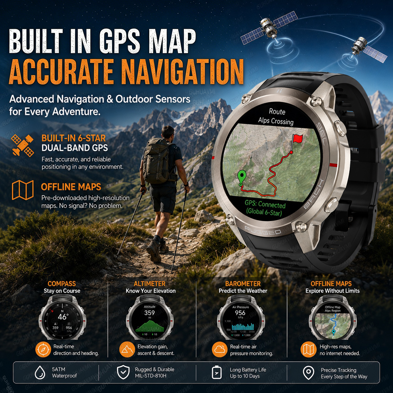 New Men Outdoor Adventure Spor - Outdoor Adventure And Sports บทวิจารณ์และราคา