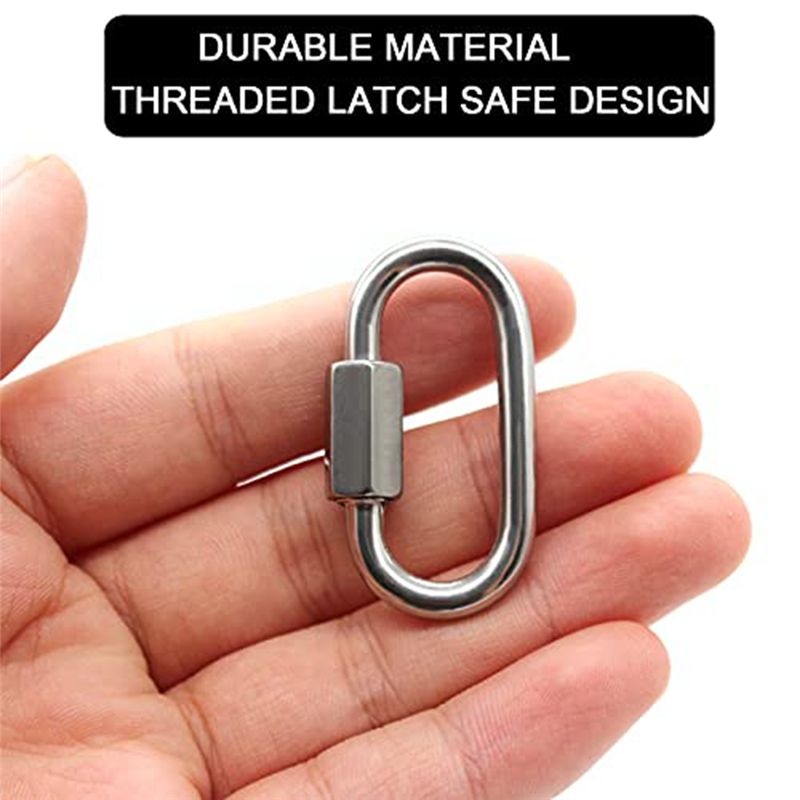 ABJS 12 Pack Quick Link 5/32 I - Carabiner Locking D บทวิจารณ์และราคา